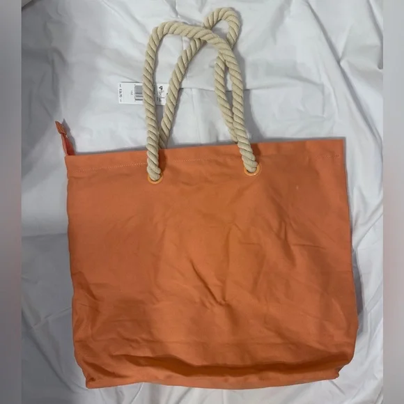 NWT Honolua Wahine - Billabong “Honolua Hawaii” Guava Colored Tote Bag. One size - Picture 3 of 14